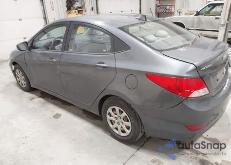 2012 Hyundai Accent Gls from USA, damaged, VIN KMHCT4AE0CU207731